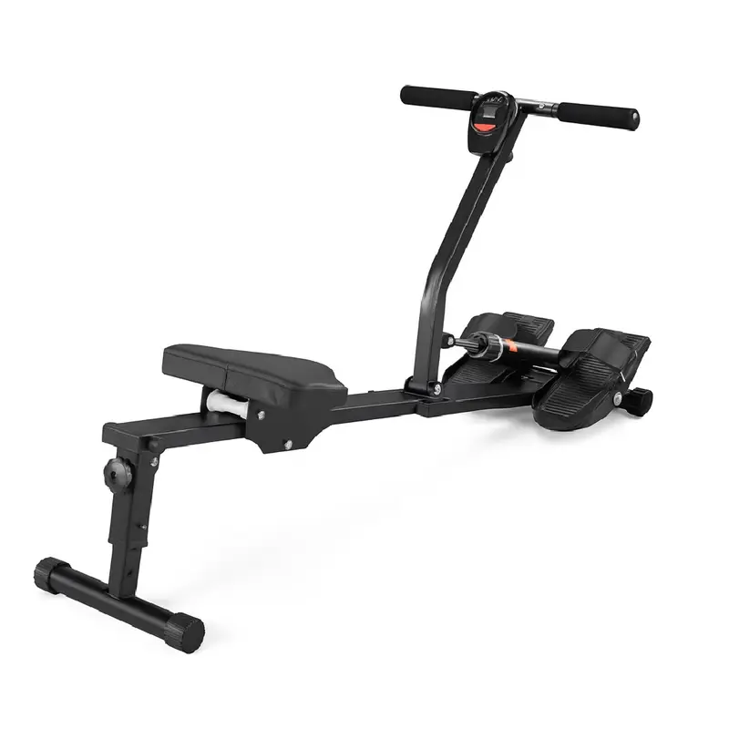 Vogatore Pieghevole Casa 12 Livelli Resistenza Display LCD Fitness Portata 120kg