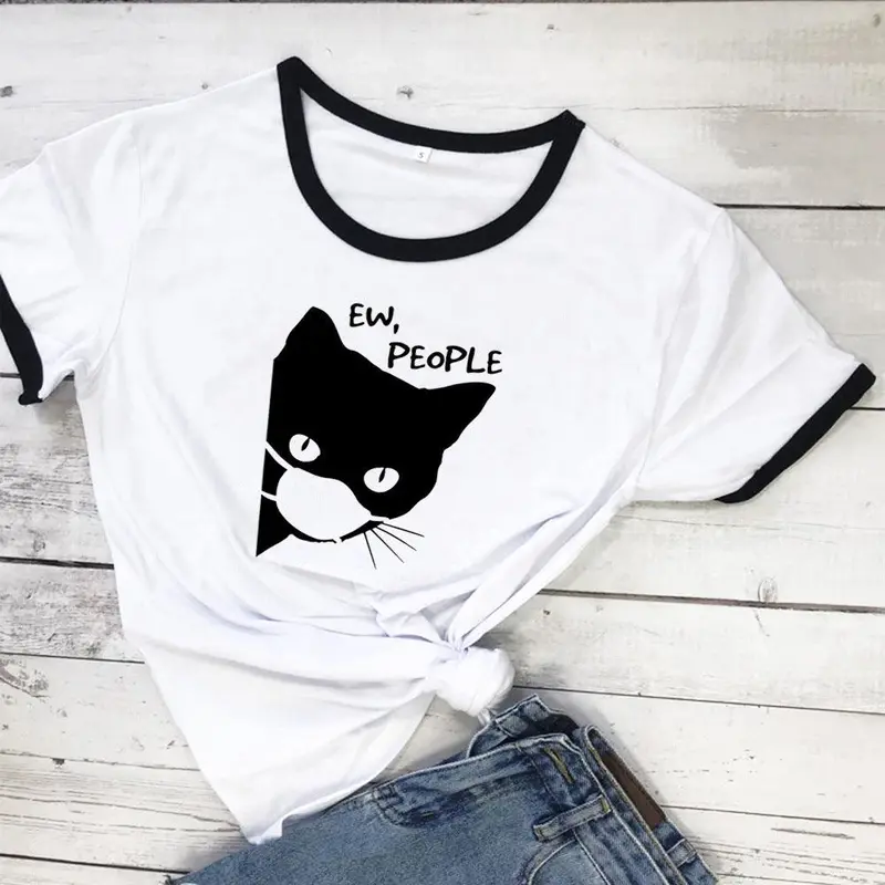 Women Mask print T-shirt