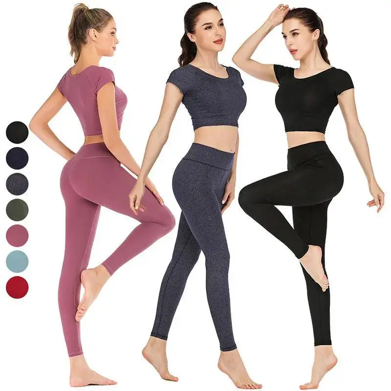 Women Nylon yoga suit stretchable