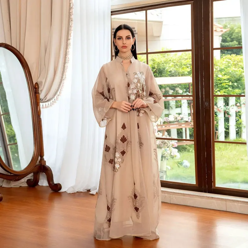 Women's Elegance Fashion Sequin Embroidered Dress