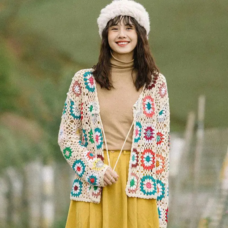 Women's Elegance Hollow Hand Crochet Cardigan