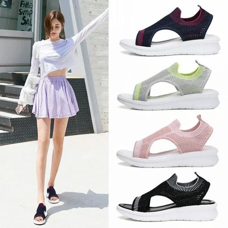 Women's shoes with flying wedges