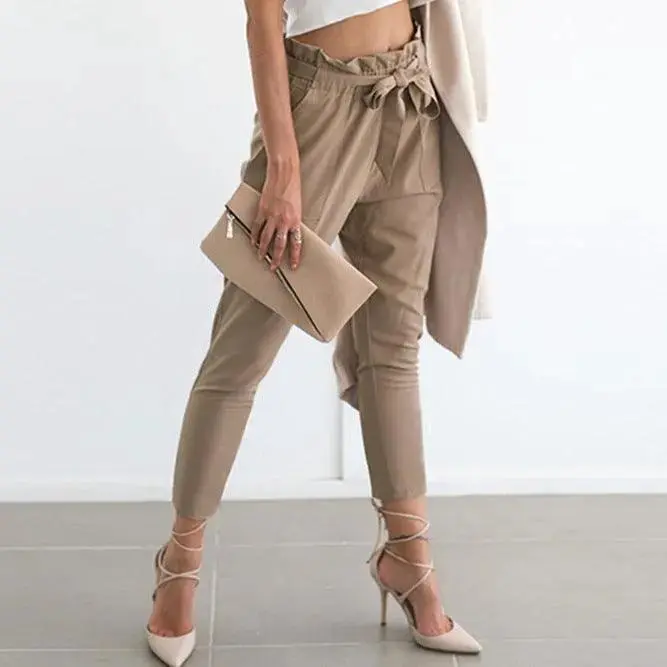 Wooden Premium Quality Ladies Trouser with Slim-Fit Ladies Trousers