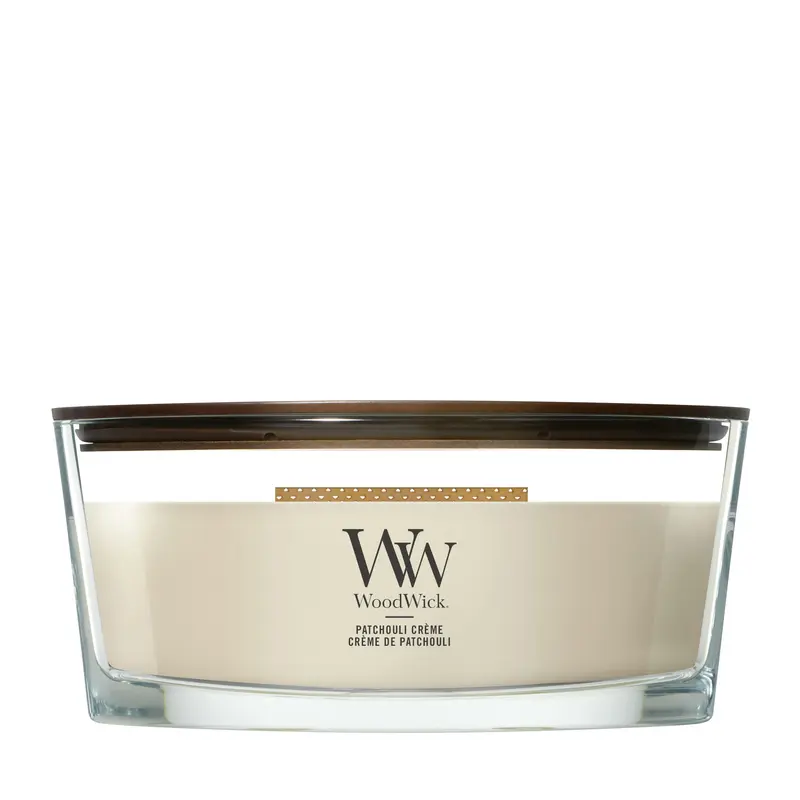 Woodwick Giara Ellipse Patchouli Creme