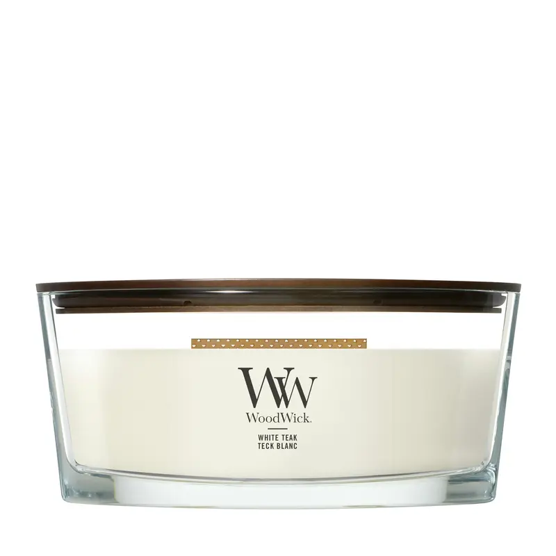 Woodwick Giara Ellipse White Teak