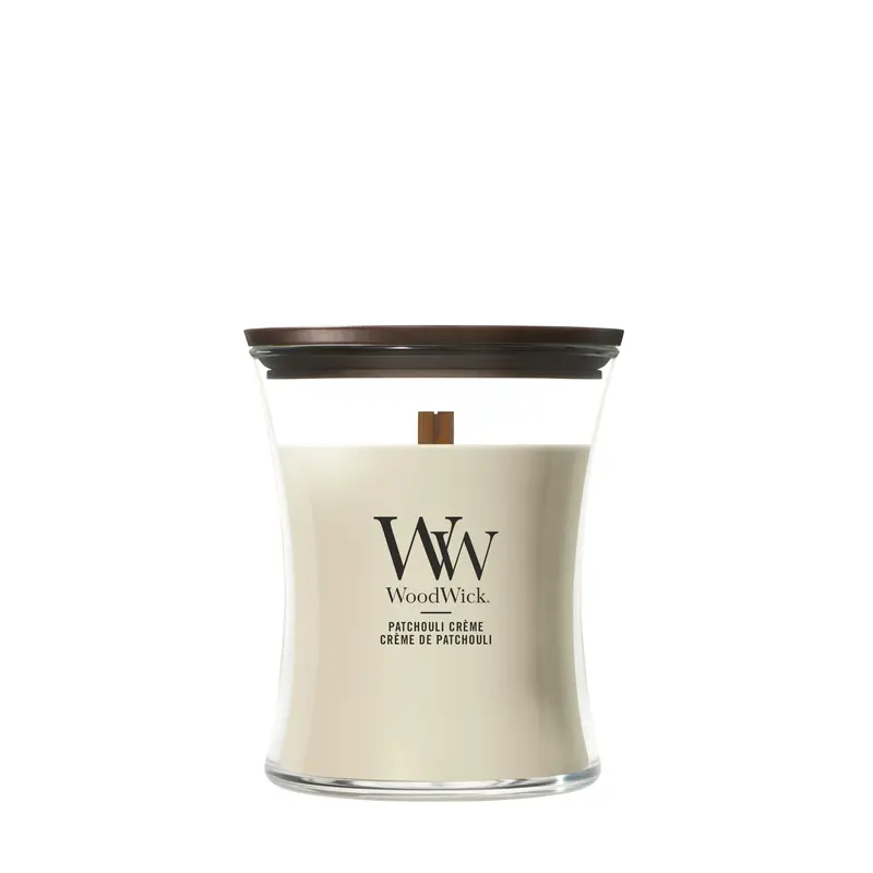 Woodwick Giara Media Patchouli Creme