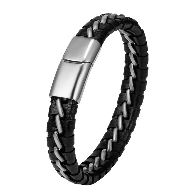 Woven Leather Bracelets for Men