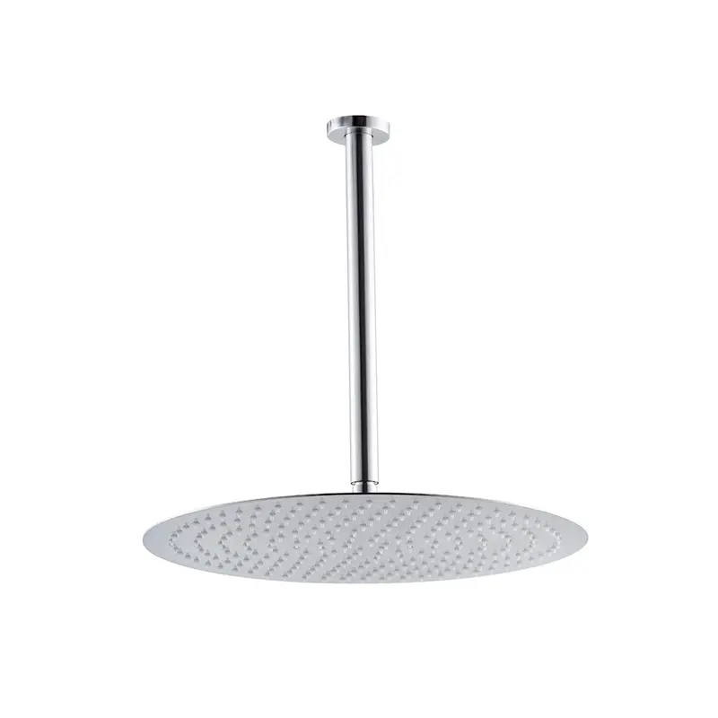X STEEL SOFFIONE CON BRACCIO A SOFFITTO ACCIAIO INOX