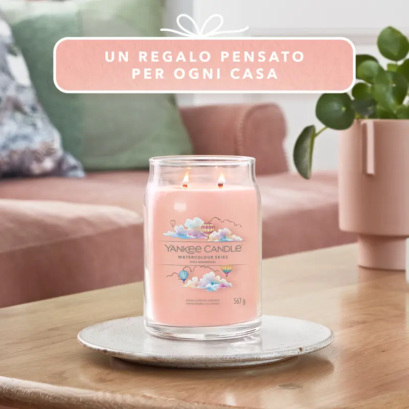 Yankee Candle Giara Grande Watercolor Skies