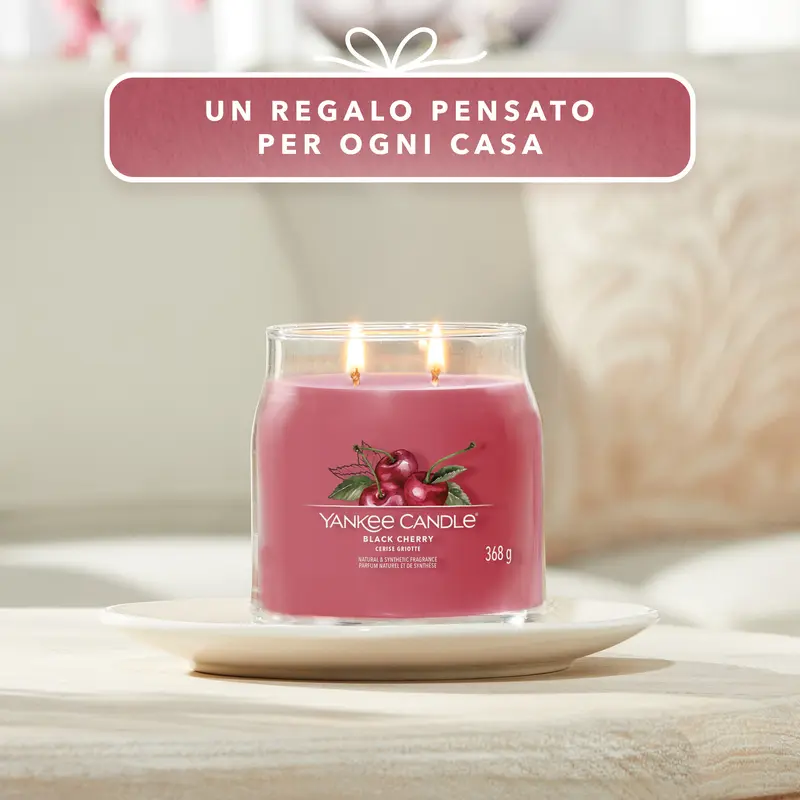 Yankee Candle Giara Media Black Cherry