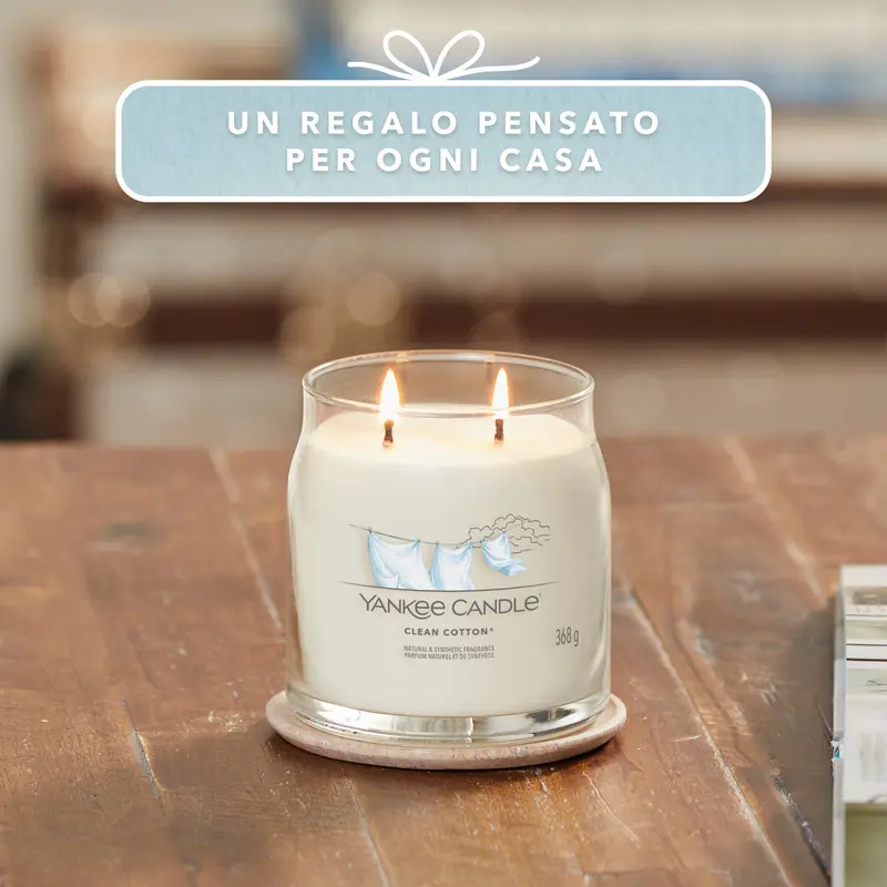 Yankee Candle Giara Media Clean Cotton