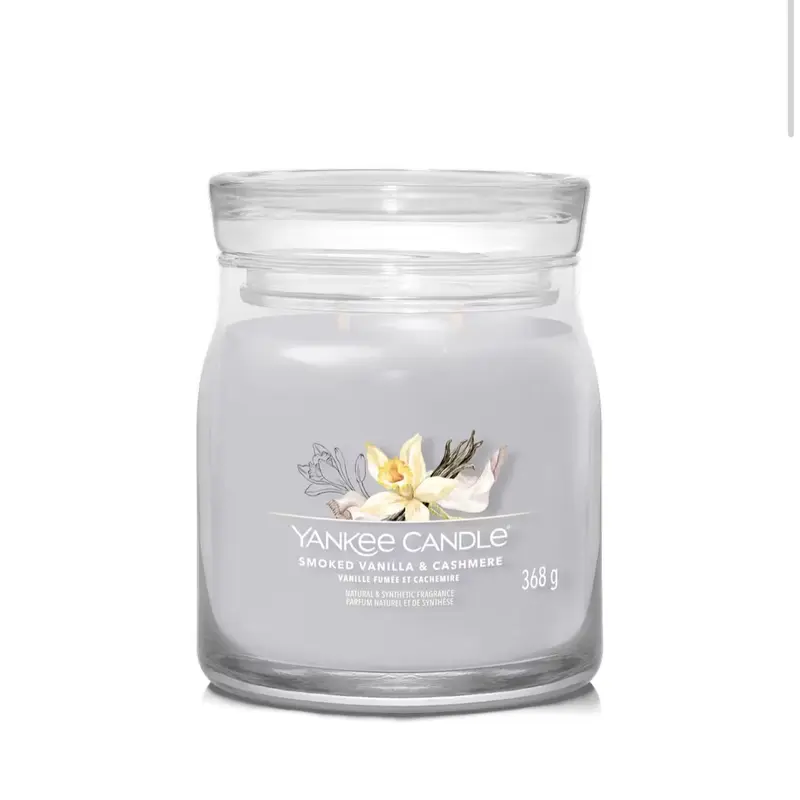 Yankee Candle Giara Media Smoked Vanilla Cashmere