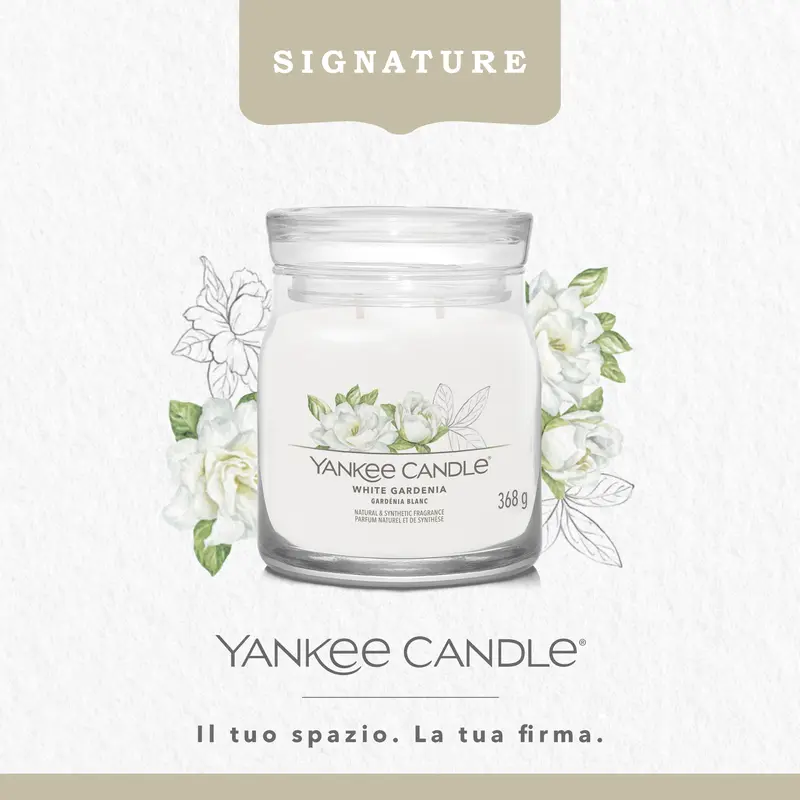 Yankee Candle Giara Media White Gardenia
