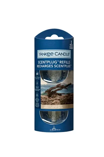 Yankee Candle Ricarica per Diffusore Elettrico Amber & Sandalwood
