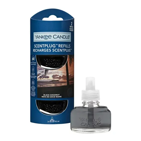 Yankee Candle Ricarica per Diffusore Elettrico Black Coconut