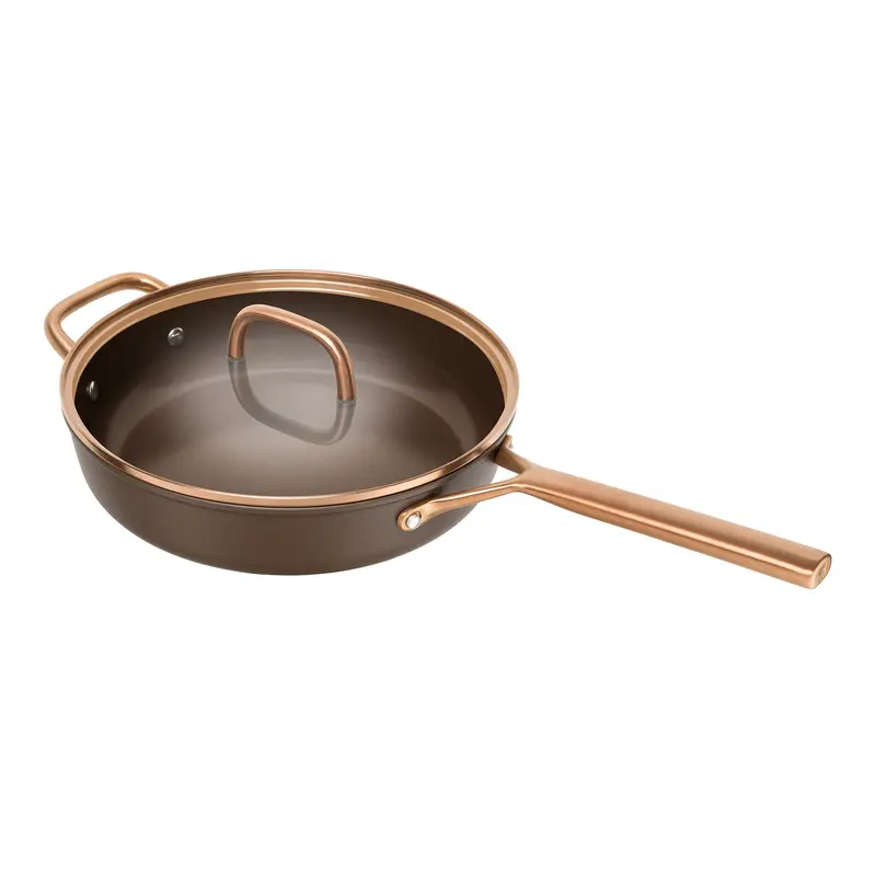 ZWILLING Milano Tegame in alluminio marrone + coperchio in vetro 28 cm